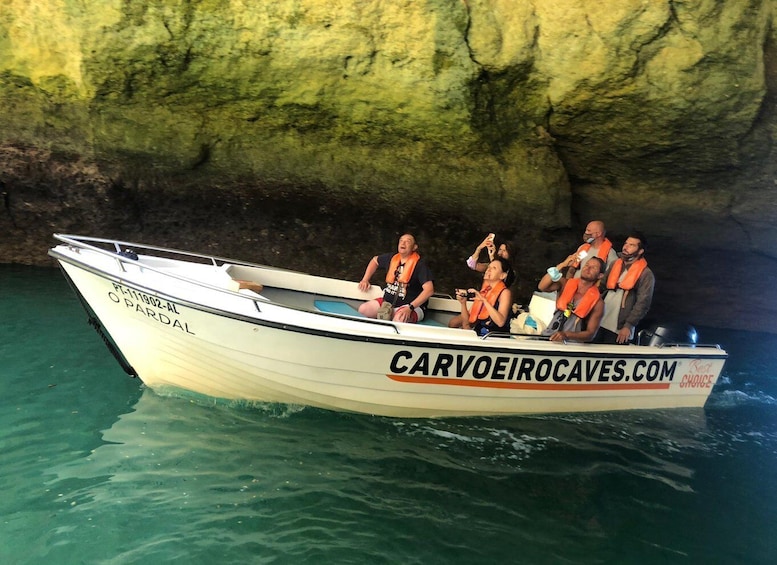 Picture 2 for Activity From Carvoeiro: Benagil Caves and Praia da Marinha Boat Trip