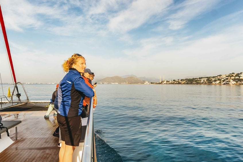 Picture 11 for Activity Alcudia: Sunset Catamaran Tour with Dinner and Snorkeling