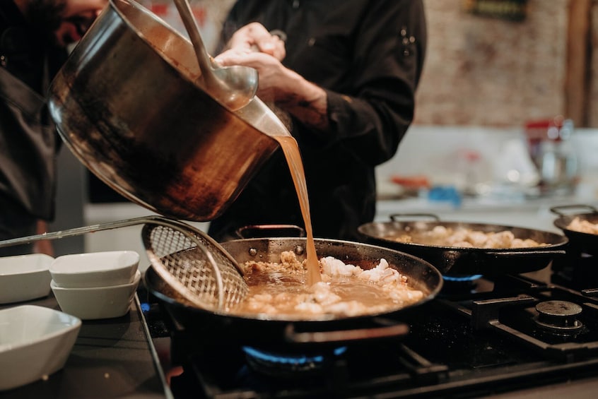 Paella and Tapas Cooking Class in Madrid with Market Visit