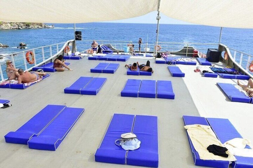 Turkey Mediterranean coast Boat Tour from Antalya with lunch
