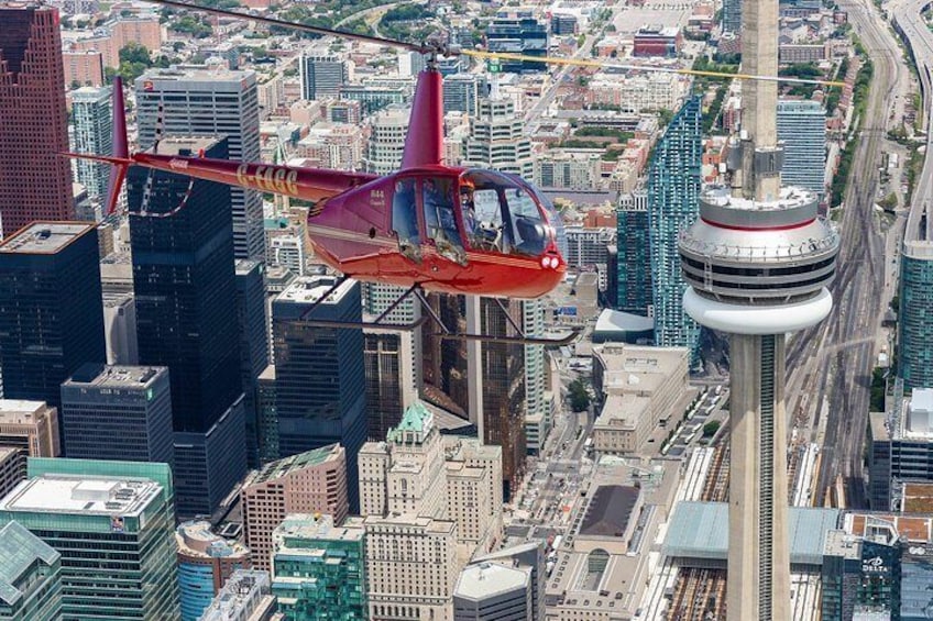 Helicopter tour over Toronto