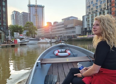 Rotterdam: Stadskärnan Elektrisk båtuthyrning