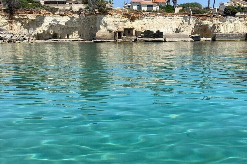 Boat tour from Avola to Portopalo with a stop in Marzamemi