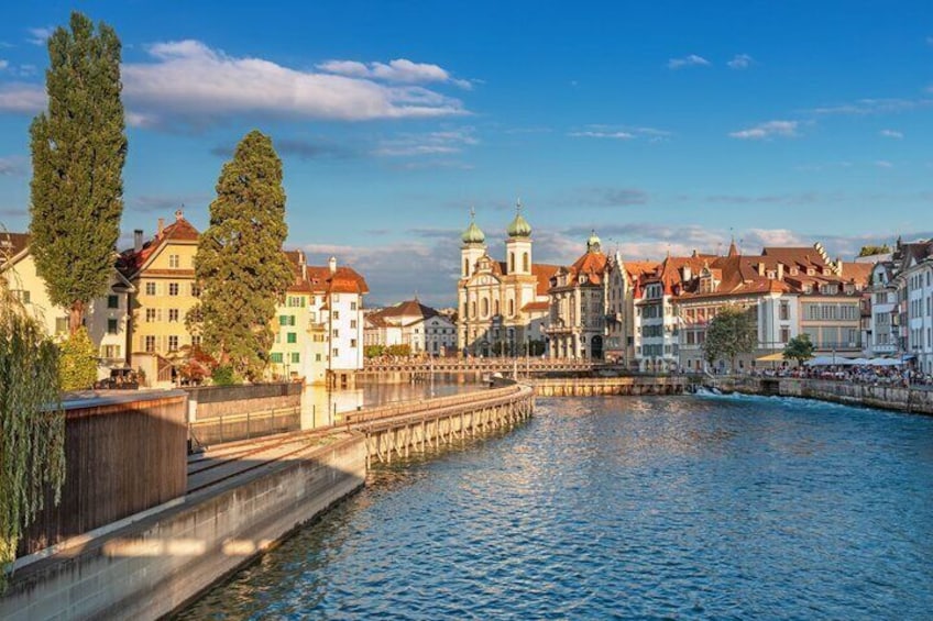 cross the Spreuer bridge to get into the old town
