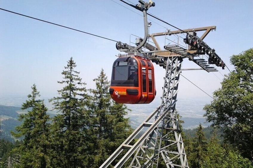 Mt.Pilatus Cableway Tour and 1-Hour Lake Cruise from Basel (Winter Edition)