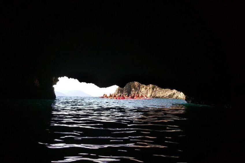 Sea Kayaking Tour Sea Caves Lefkada (Half Day)