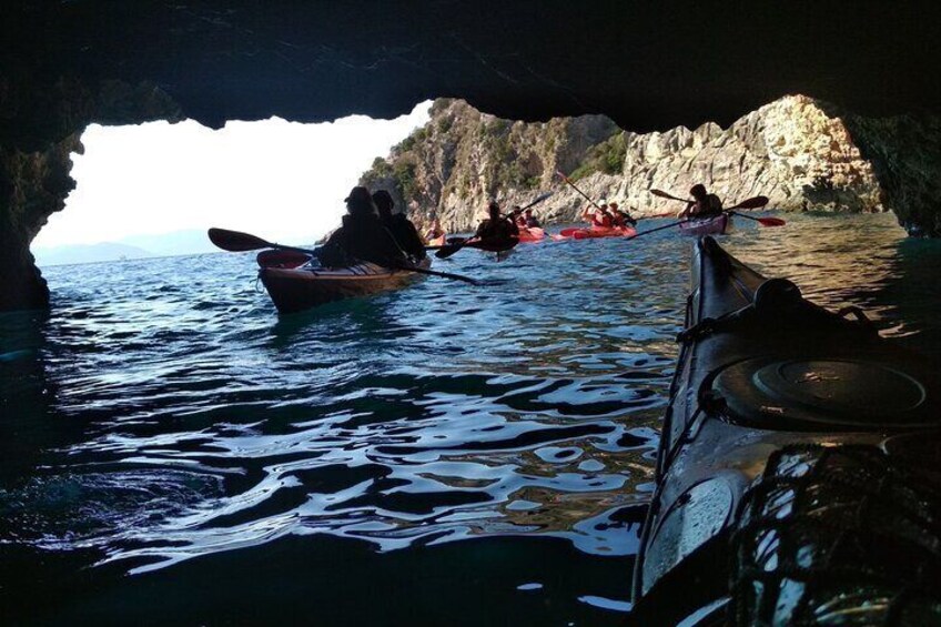 Sea Kayaking Tour Sea Caves Lefkada (Half Day)