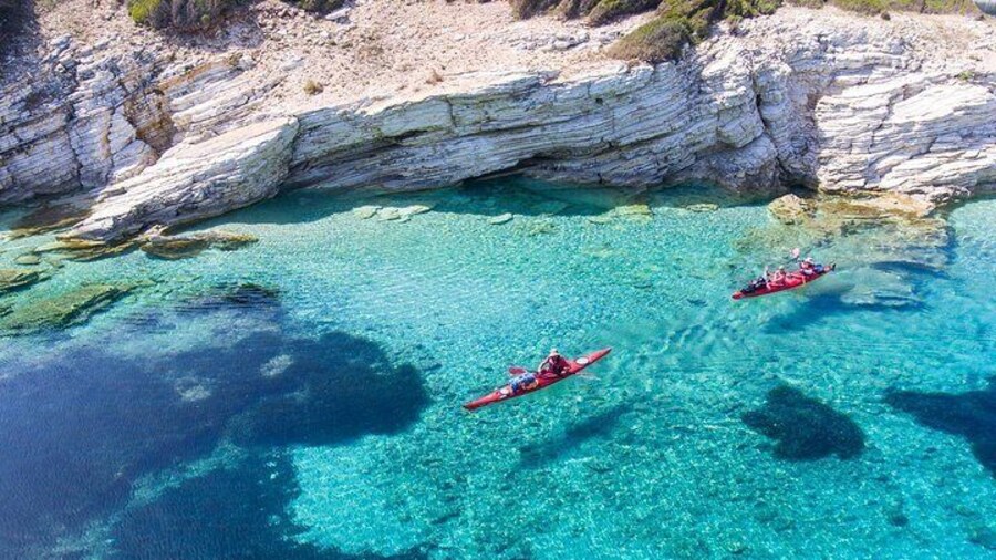 Lefkada sea kayaking
