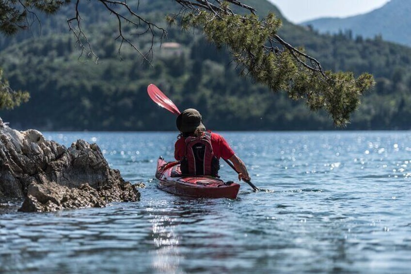 Sea Kayaking Tour Sea Caves Lefkada (Half Day)