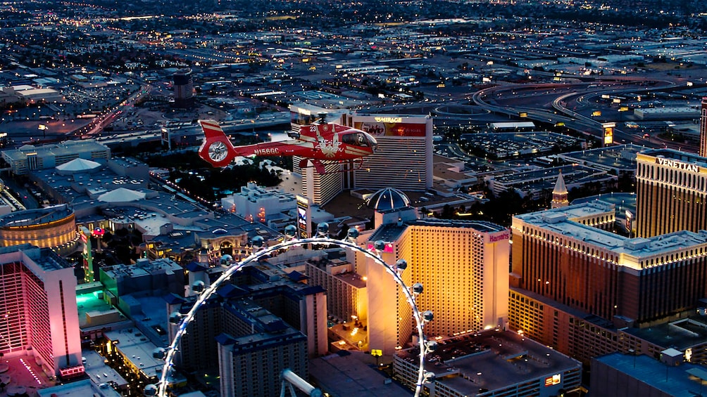 City Highlights Helicopter Night Flight