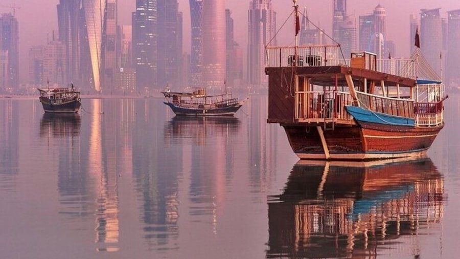 Exclusive Doha Private Dhow Cruise & Corniche Walk With Sunset