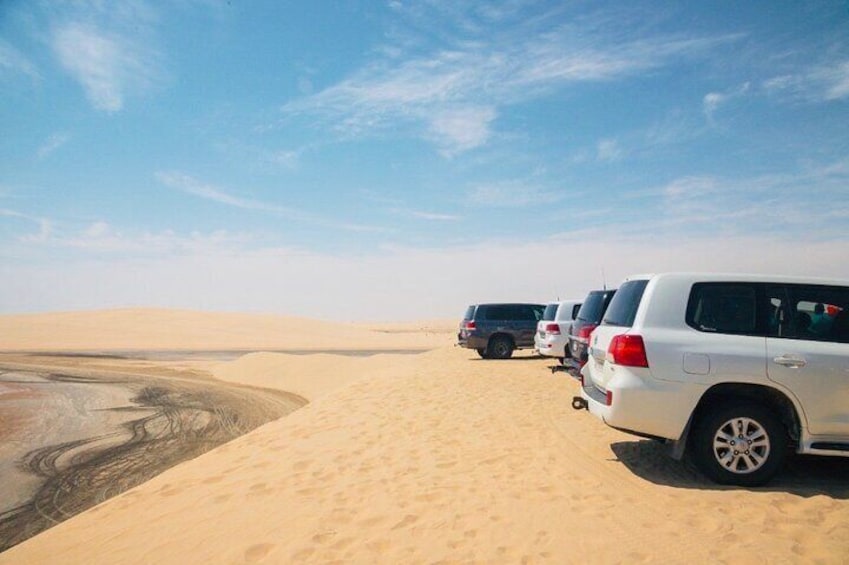 Sharing Desert Safari with Inland Sea visit
