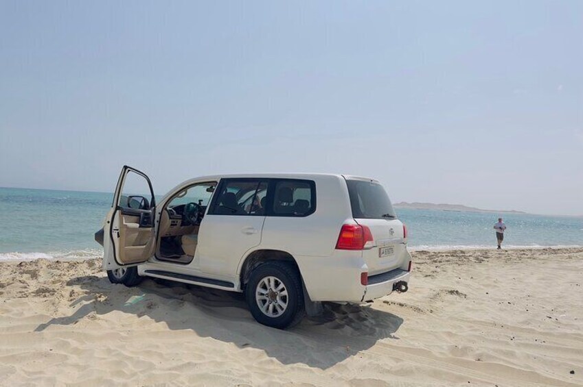 Sharing Desert Safari with Inland Sea visit
