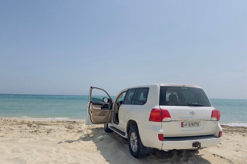 Sharing Desert Safari with Inland Sea visit