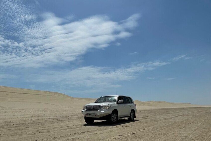 Private Desert Safari with Inland Sea visit 