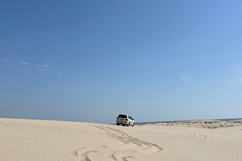 Private Desert Safari with Inland Sea visit 