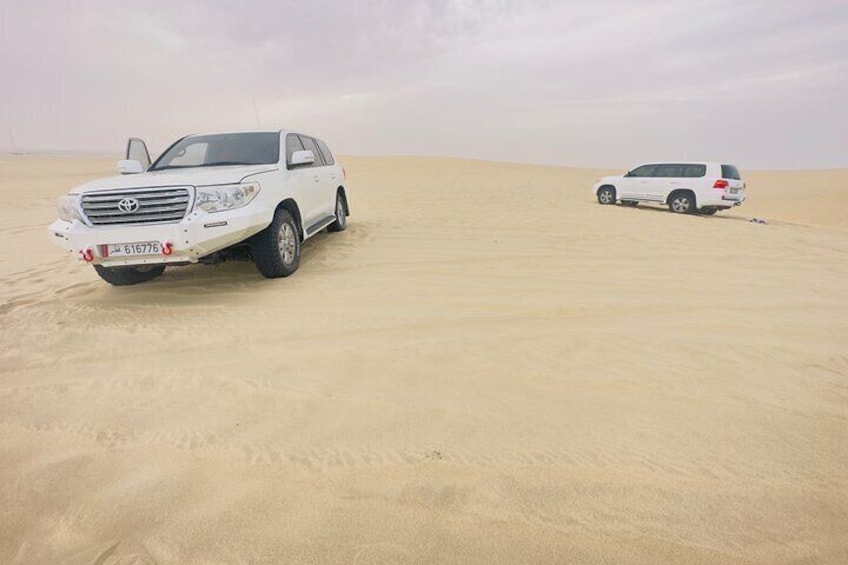 Private Desert Safari with Inland Sea visit