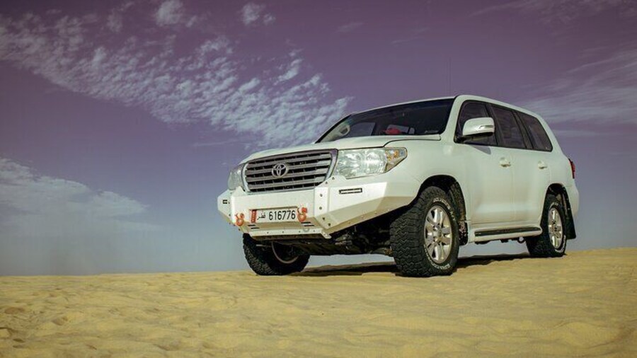 Private Desert safari with Free Camel ride & Falcon Photo Snap
