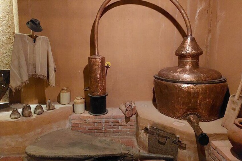 Pisco Museum that shows the origins and evolution of the aromatic grape distillate