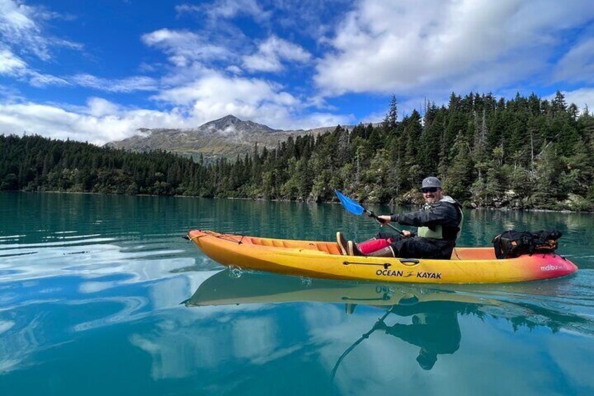 After a great hike through the Alaskan wilderness we paddle the emerald waters of glacial Grant Lake!