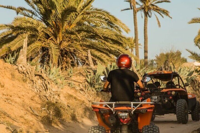 Private 3h30 quad ride on the island of Djerba