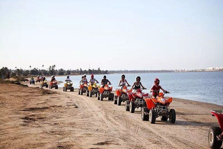 Private 3h30 quad ride on the island of Djerba