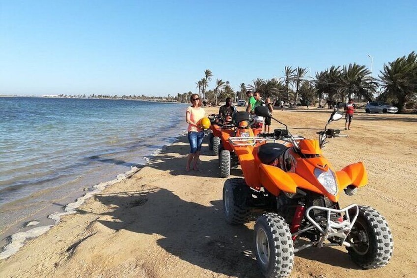 Private 3h30 quad ride on the island of Djerba