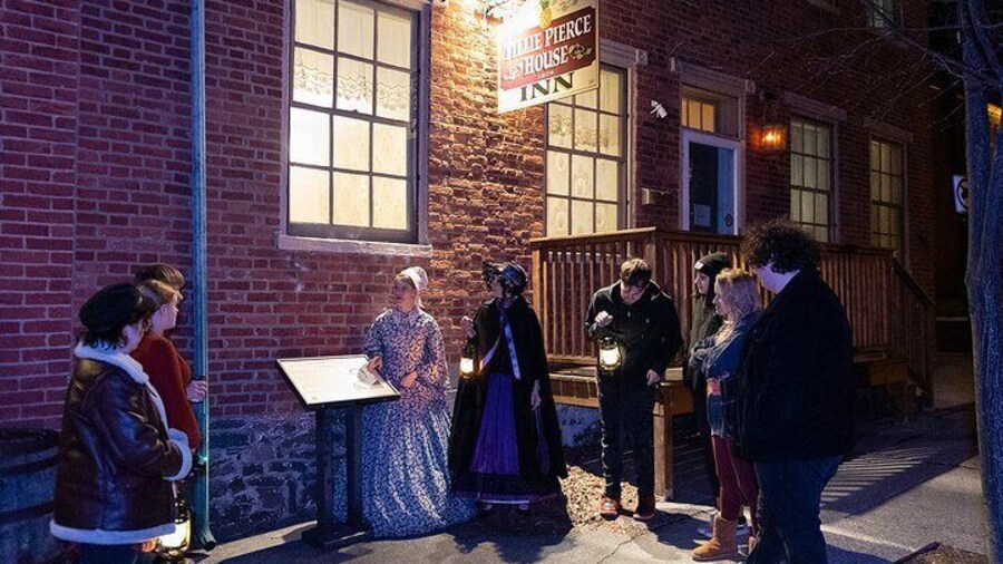 Ghosts and legends intertwine in a chilling narrative that unfolds on this guided tour.