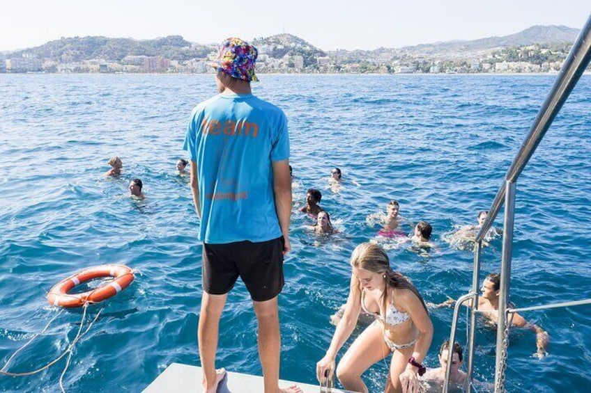 3-Hours Catamaran Tour in Malaga with Paella