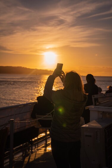 Picture 9 for Activity Lisbon: Tagus River Sunset Tour with Snacks and Drink