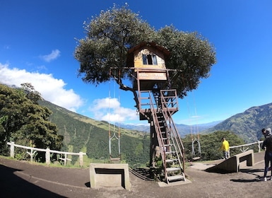 Quitosta: Baños de Agua Santan vesiputoukset Opastettu kierros