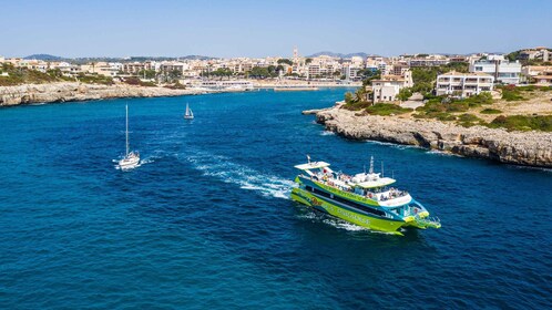 Desde Porto Cristo: Excursión en barco con fondo de cristal por la costa es...