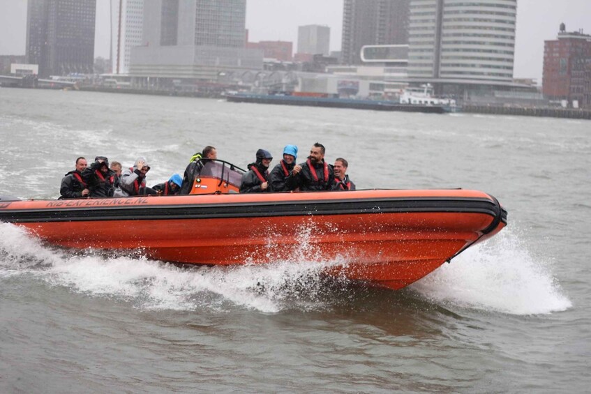 Picture 13 for Activity Rotterdam: RIB Speedboat Sightseeing Cruise