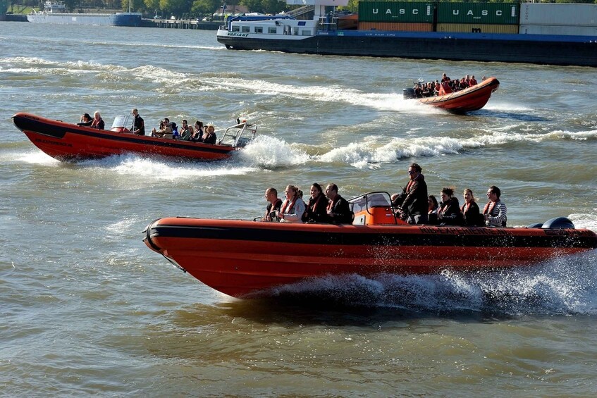 Picture 15 for Activity Rotterdam: RIB Speedboat Sightseeing Cruise