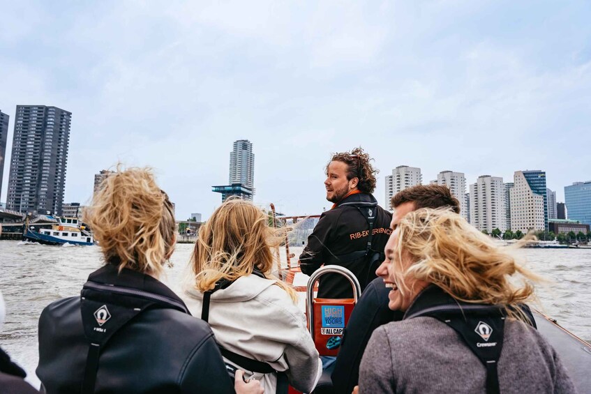 Rotterdam: RIB Speedboat Sightseeing Cruise