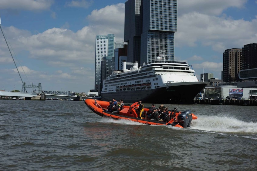 Picture 3 for Activity Rotterdam: RIB Speedboat Sightseeing Cruise