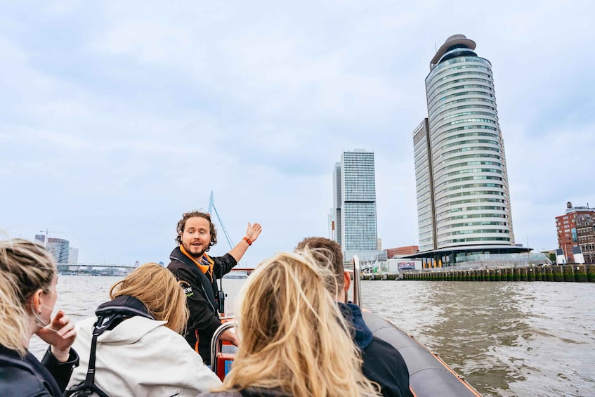 Picture 3 for Activity Rotterdam: RIB Speedboat Sightseeing Cruise