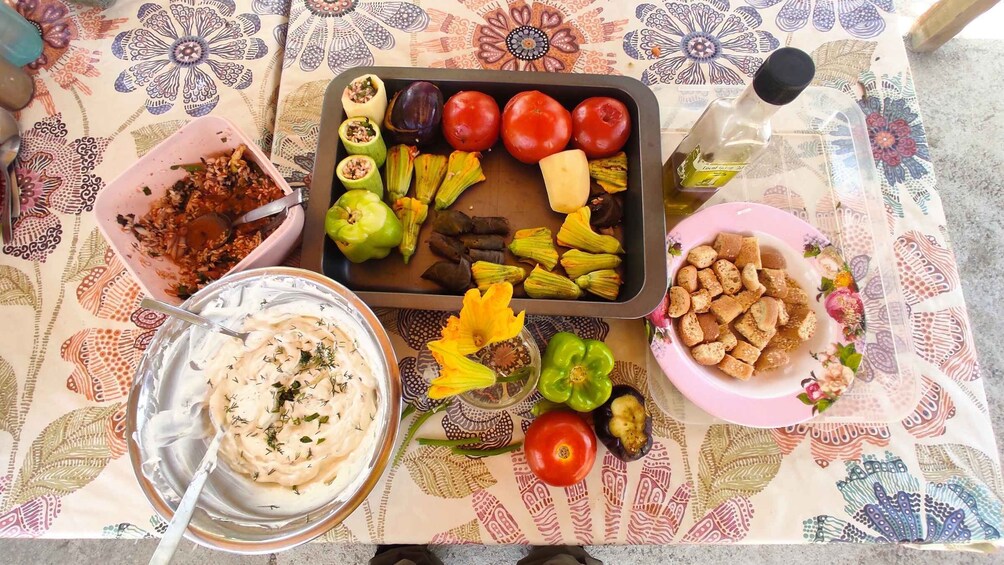 Picture 1 for Activity Crete: Sightseeing Day Trip with Cooking Lesson and Lunch