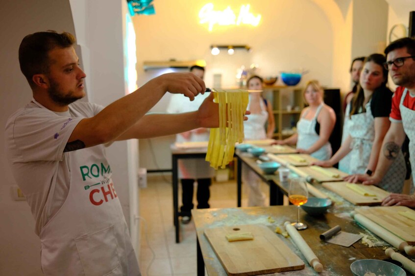 Picture 6 for Activity Rome: Pasta and Tiramisu Class with an Expert Chef