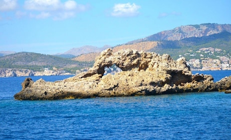 Mallorca: Kystlinje og Malgrat-øerne på tur med katamaran