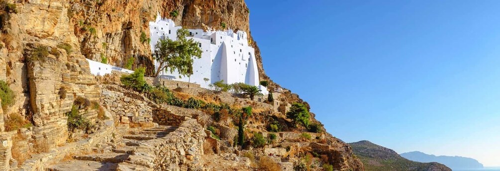 Picture 2 for Activity Amorgos: Guided Hike of the Panagia Hozoviotissa Monastery