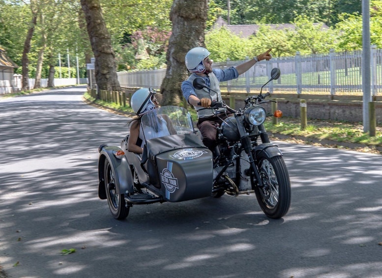 Picture 1 for Activity Deauville: Private Guided Tour by Vintage Sidecar