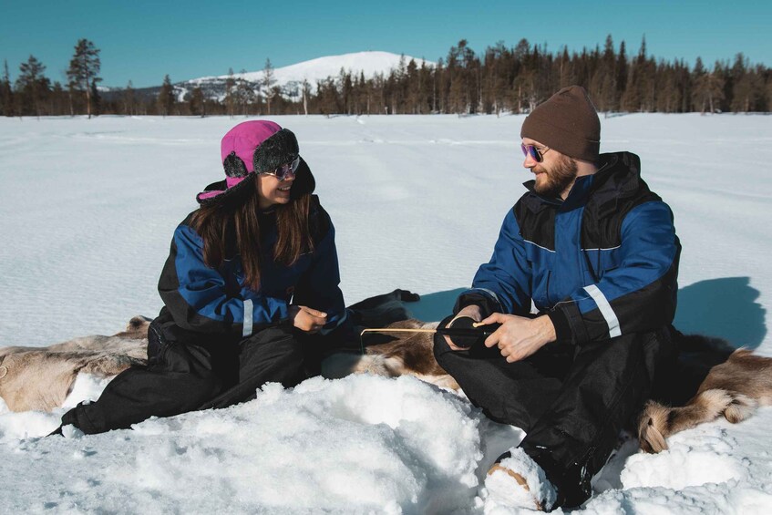 Picture 2 for Activity Levi: Finnish Ice Fishing Tour by Car