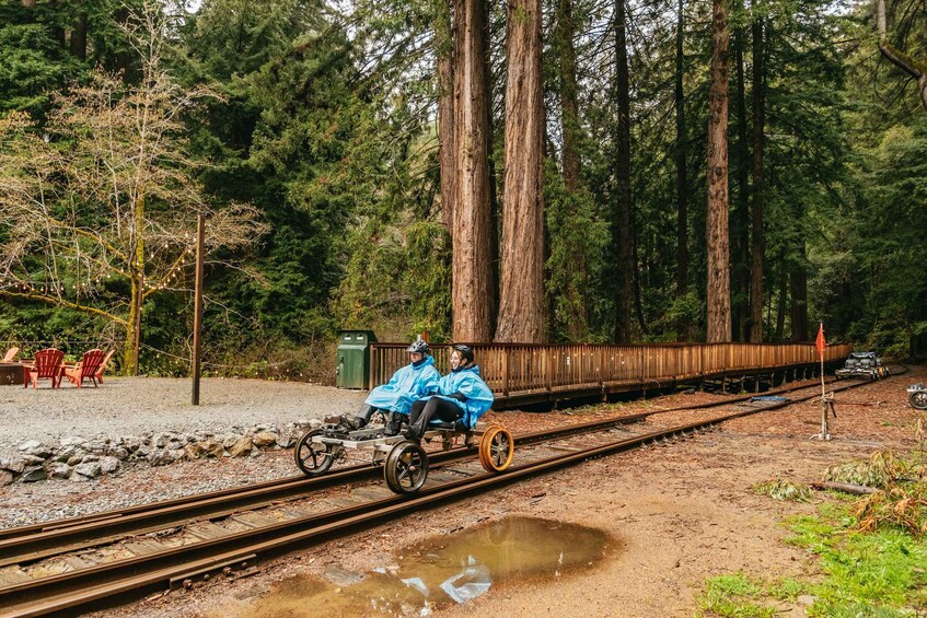 Mendocino County: Pudding Creek Railbikes