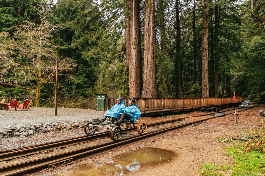 Mendocino County: Pudding Creek Railbikes