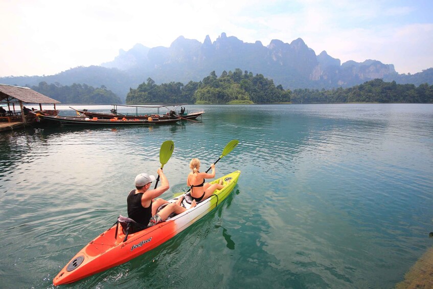 Picture 6 for Activity From Khao Lak/Khao Sok: Cheow Lan Lake and Emerald Pool Tour