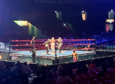 Mexico City: Billet til Wrestling Show og udflugt med dobbeltdækkerbus