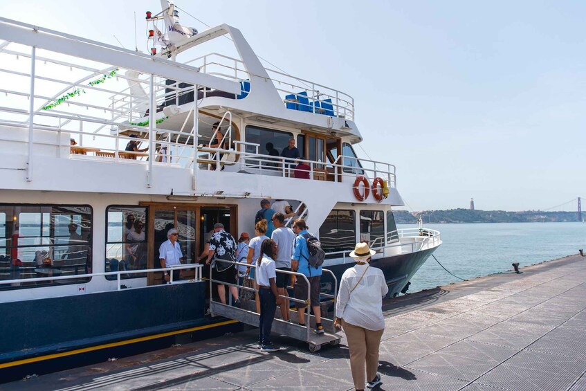 Picture 13 for Activity Lisbon: Tagus River Boat Tour with One Drink Included