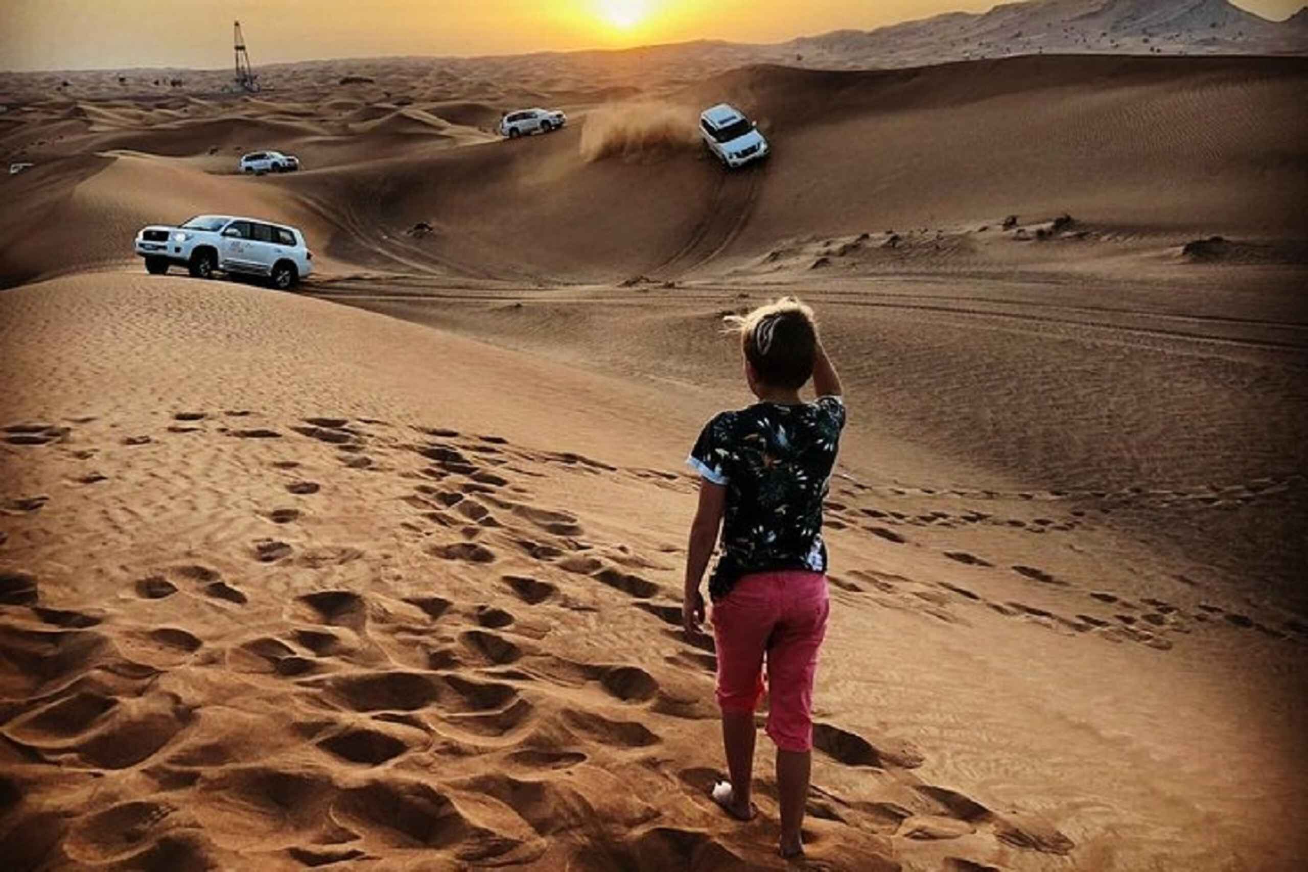 Dubai: Red Dunes Evening Quad Bike, Dune Blast with BBQ