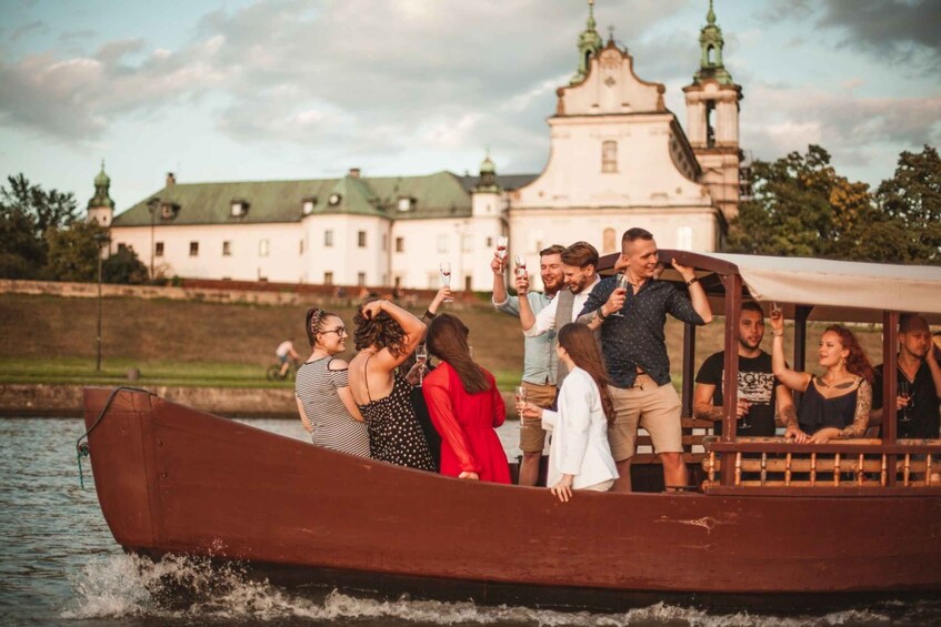 Picture 2 for Activity Krakow: Vistula Night Cruise by Gondola w/ Audio Commentary